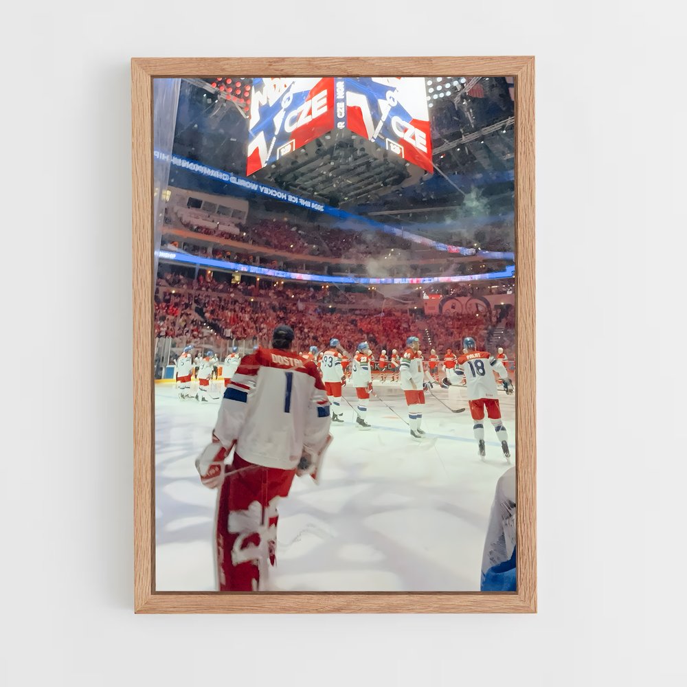 Poster L'Esprit du Hockey Czech – affiche Hockey sur glace (vue 4)